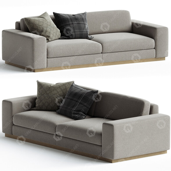 Диван Bolia Sepia 3D модель