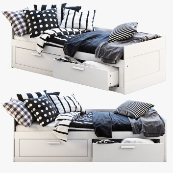 Ліжко IKEA Brimnes 3