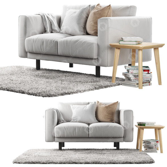 Диван IKEA Norsborg 1 3D модель