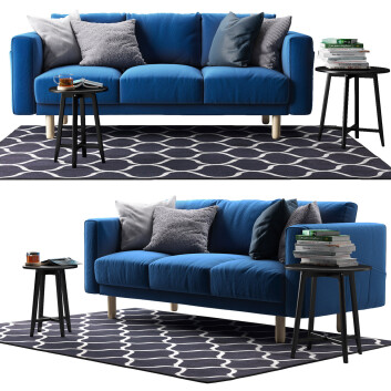 Диван IKEA Norsborg 2 3D модель