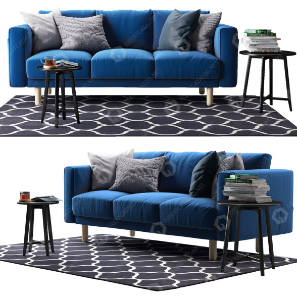 Sofa IKEA Norsborg 2 3D-Modell