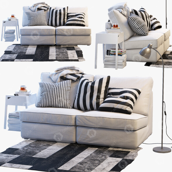 Sofa IKEA Kivik 3D-Modell