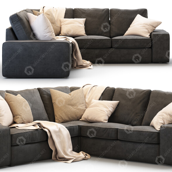 Диван IKEA Kivik 4 3D модель