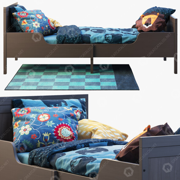 Cama IKEA Sundvik Modelo 3D