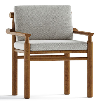 Fauteuil  Halle Modèle 3D
