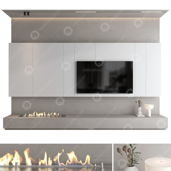TV-Wandschrank Set 31 3D-Modell