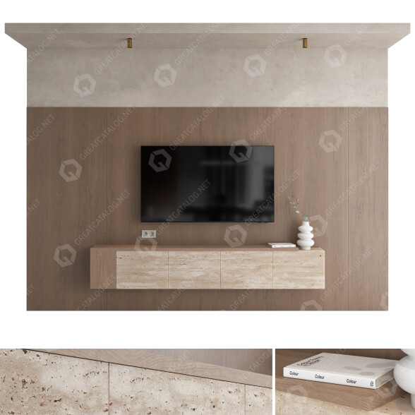 Meuble TV Set 33 modèle 3D