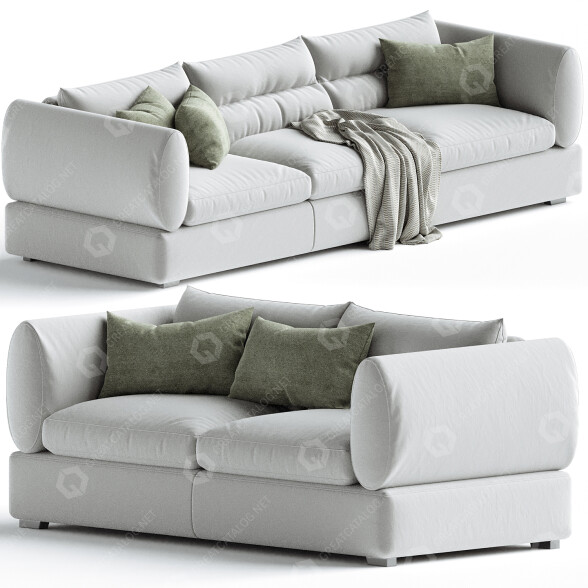 Дивани Blanche Parma Set 3D модель