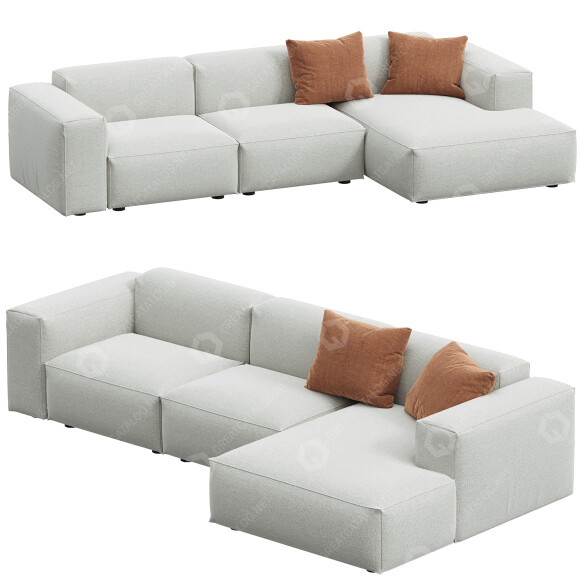 Sofa Piuma 3D-Modell