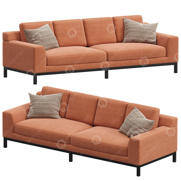 Sofa Jamie Stern Design Sullivan model 3D