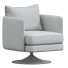 Fauteuil West Elm Auburn Swivel - Admiral