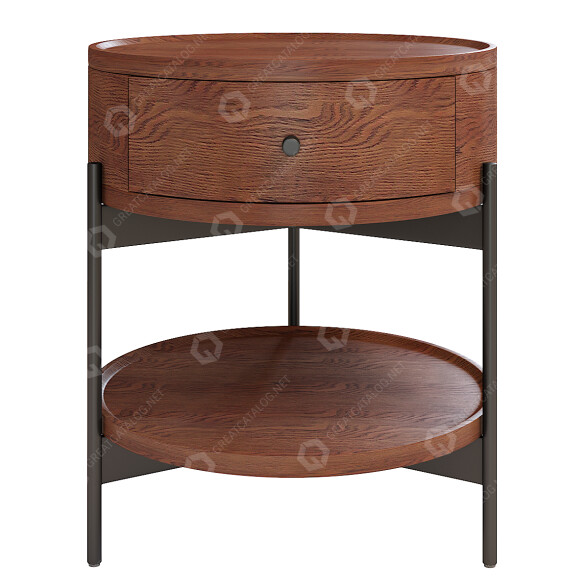 Nachttisch Pottery Barn Warren Round 3D-Modell