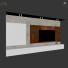 Jednostka ścienna TV Set 41 - Rakochi Design