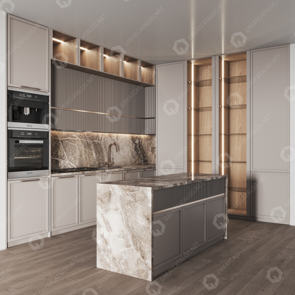 Cuisine Set 043 modèle 3D