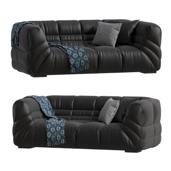 Sofa  Litfad Modern Genuine Leather Model 3D