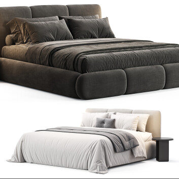 Ліжко та тумбочки Lusso Boxspringbett Mantra