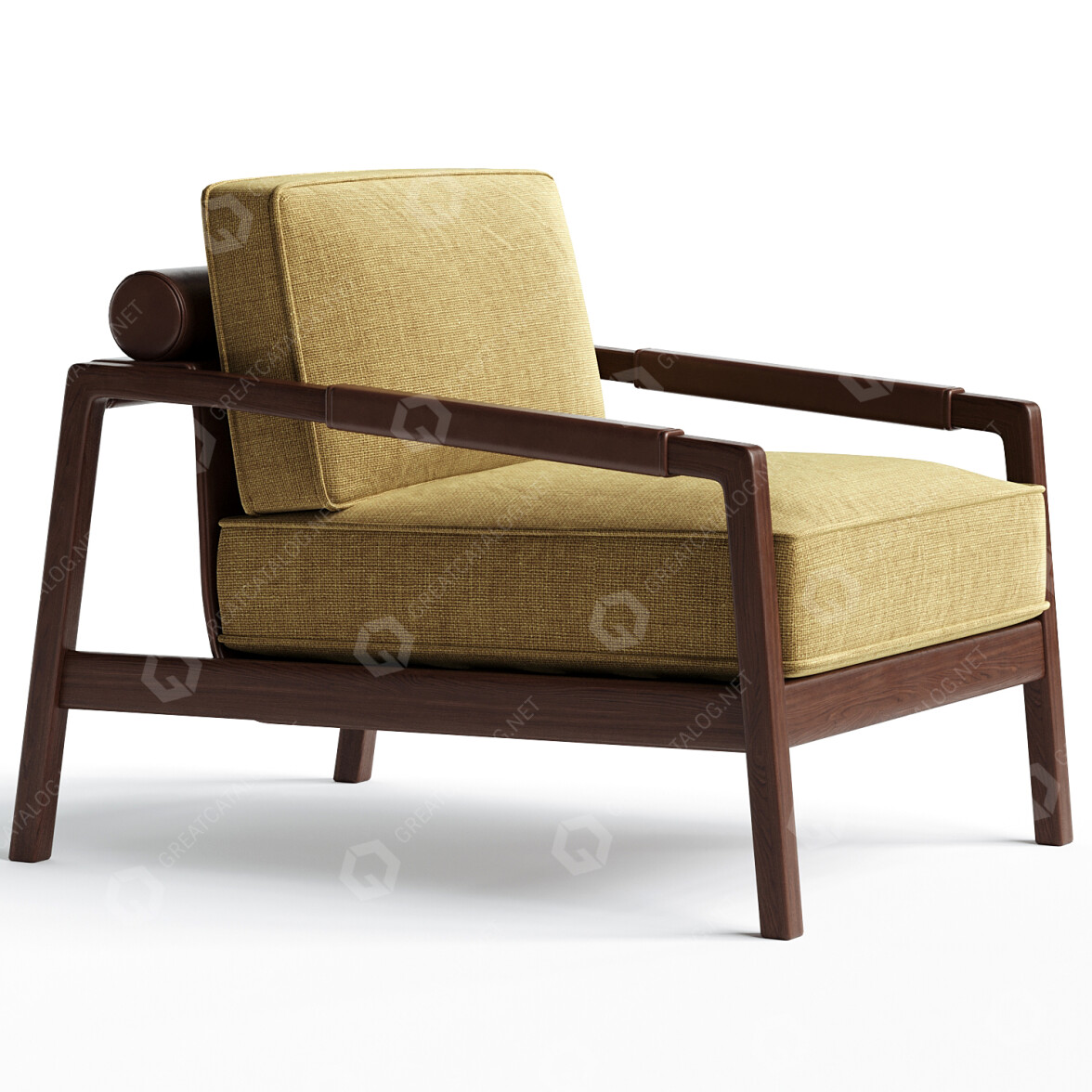 Armchair Fendi Casa Kathy Designed by Palomba Serafini 3D model