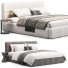 Ліжка та тумбочки Lusso Boxspringbett Fabio - babarikograf
