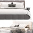 Ліжка та тумбочки Lusso Boxspringbett Fabio - babarikograf