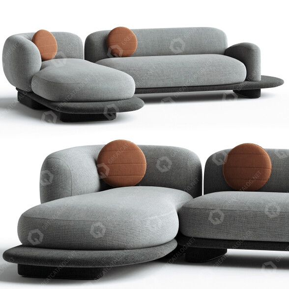 Диван Busnelli Grumetto 01 Composition 3D модель