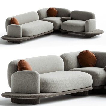 Sofa  Busnelli Grumetto 02 Composition 3D-Modell