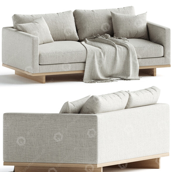 Sofa Lulu and Georgia Ansley 3D-Modell