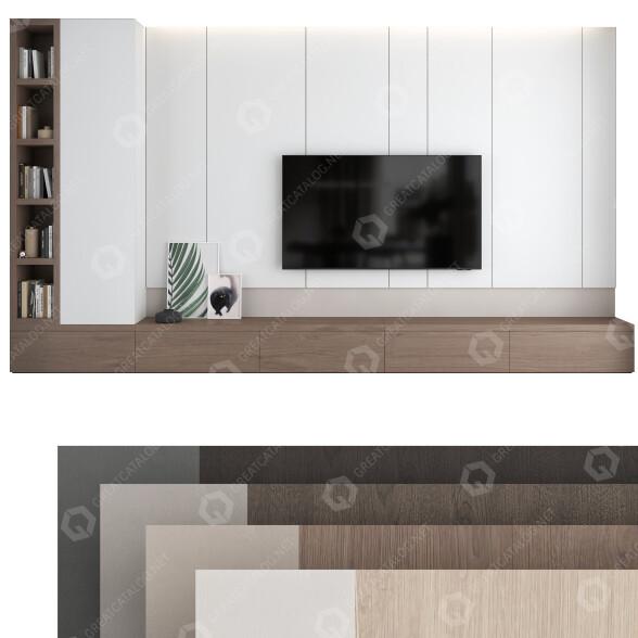 Jednostki ścienne TV Set 20 model 3D