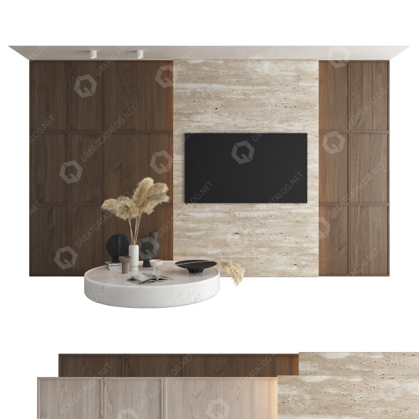 ТВ стінки Set 51 3D модель