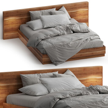Lit  Linen Set Vol 3 Modèle 3D