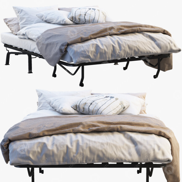 Ліжко IKEA Lycksele 3 3D модель