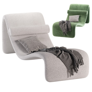 Шезлонг 1stDibs Olivier Mourgue Djinn for Airborne in Beautiful Pierre Frey Fabric