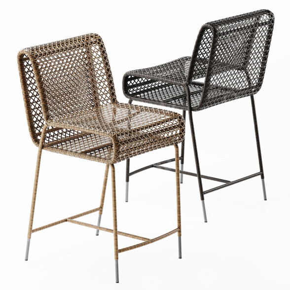 Bar Stool Arteriors Cameron 3D model