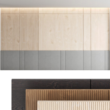 Paneles de pared Decorative Set 4