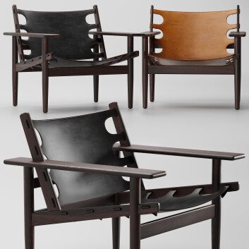 Fauteuil  Erling Jessen for Soren Horn Modèle 3D