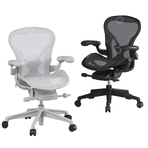 Silla de oficina Herman Miller Aeron Modelo 3D