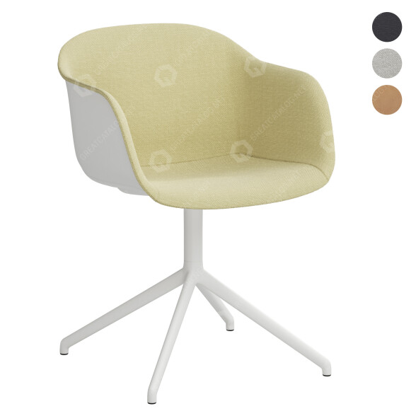 Armchairs Muuto Fiber 3D model