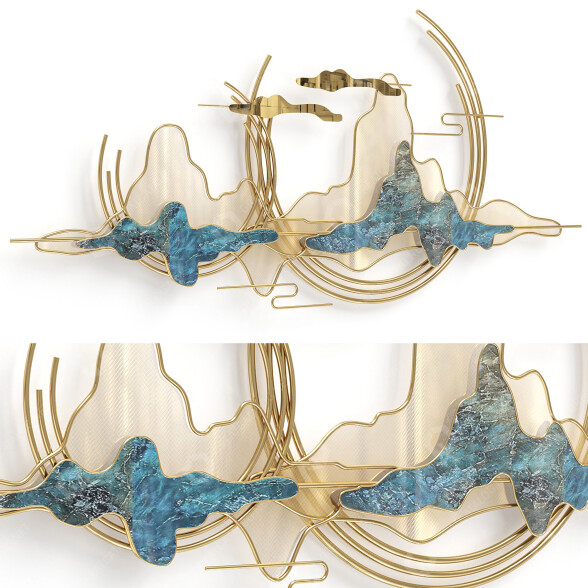 Decoración colgante Three Dimensional Panel Modelo 3D