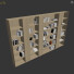 Bookcase Set 13 - Rakochi Design