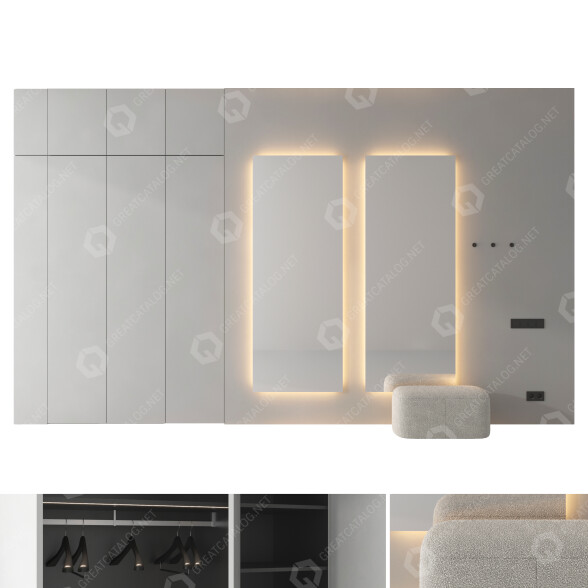 Korytarz Set 02 model 3D