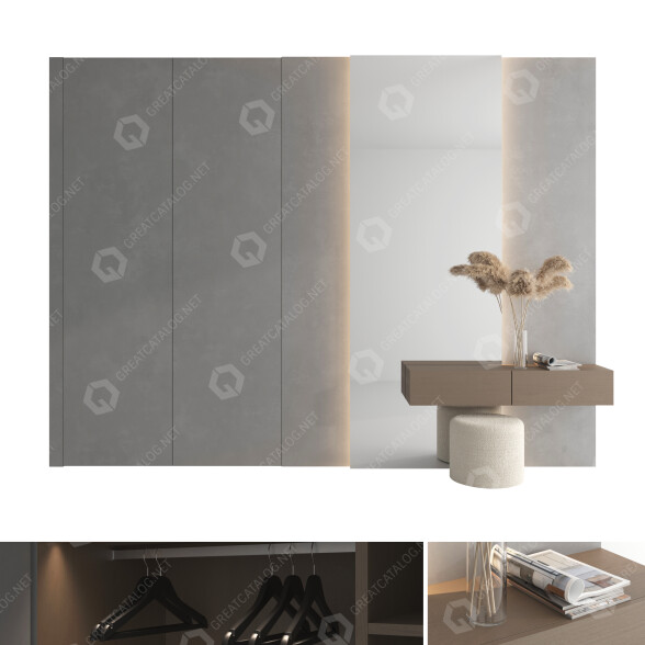 Couloir Ensemble 04 modèle 3D