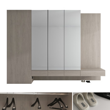Korytarz  Set 08 Model 3D