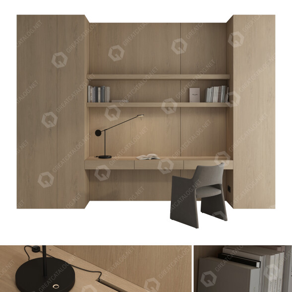 Workspace Set 07 3D model