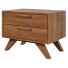 Table de chevet VIG Furniture Nova Domus Soria Modern Walnut - 3drj
