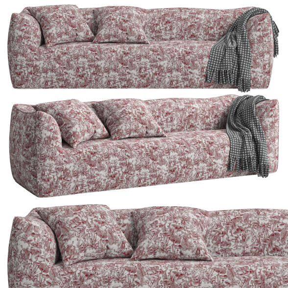 Canapé B&B Italia Le Bambole x Stella McCartney modèle 3D