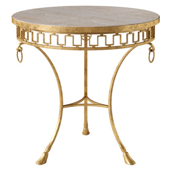 Kaffeetisch 1stDibs Gueridon by Gilbert Poillerat