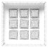 Decoración de pared Uttermost Fair and Square Shadow Box - 3drj