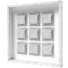 Decoración de pared Uttermost Fair and Square Shadow Box - 3drj