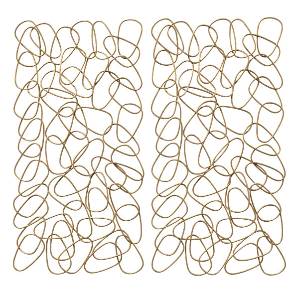 Decoración de pared Uttermost In the Loop Metal Panels S2 Modelo 3D