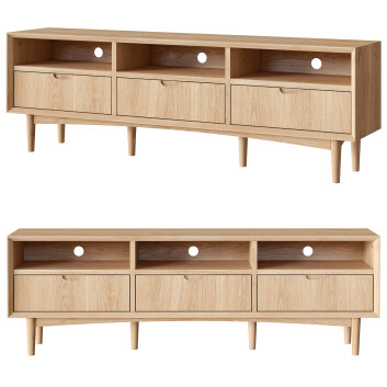 ТВ тумба Mia Entertainment Unit Large Oak by Unico - RJ Living
