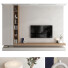 Jednostka ścienna TV i dekoracja Set 28 - Rakochi Design
